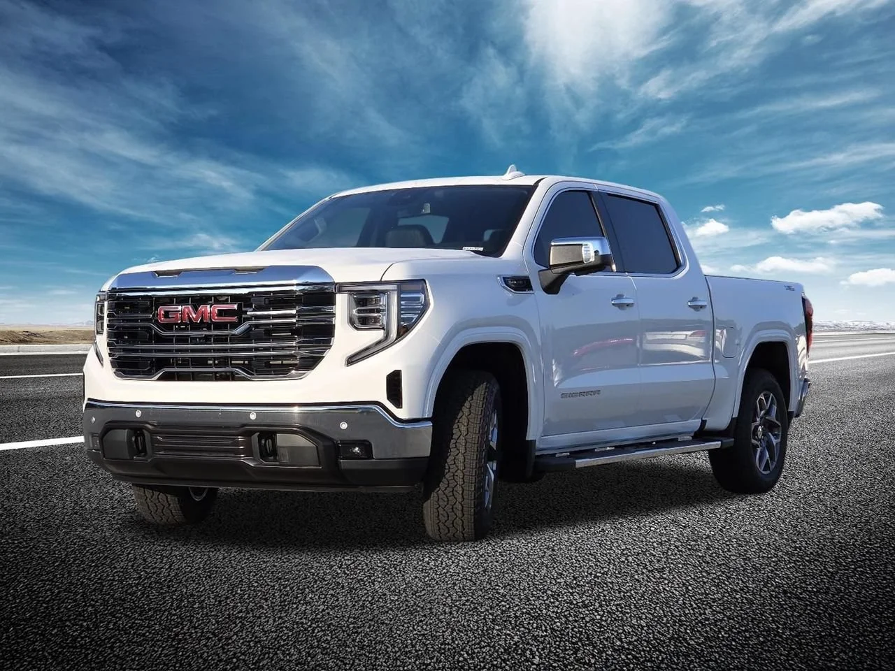 New 2026 Glacier White Tricoat GMC SLT image 17
