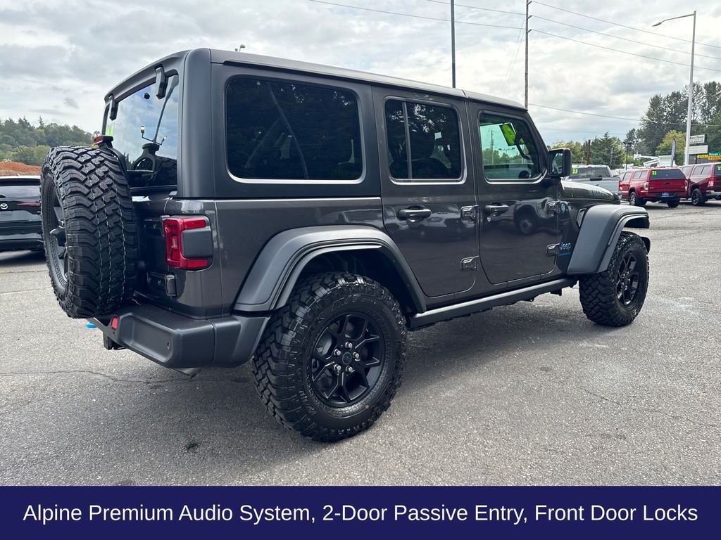 Used 2024 Granite Crystal Clearcoat Metallic Jeep Willys 4xe image 6