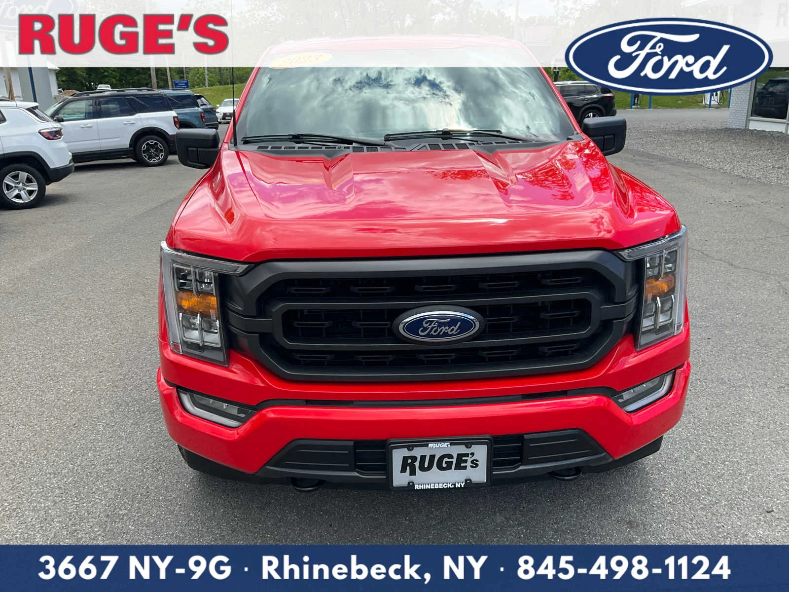 Used 2023 Race Red Ford XLT image 4