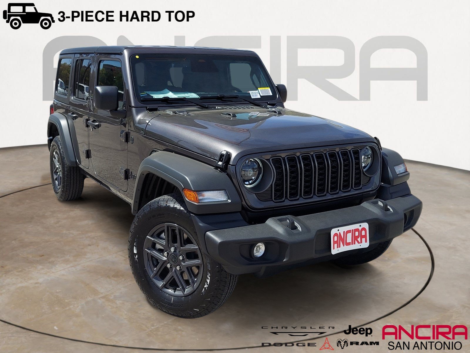 New 2026 Granite Crystal Metallic Clearcoat Jeep Sport S image 1