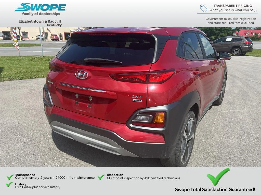 Used 2020 Pulse Red Hyundai Limited image 6