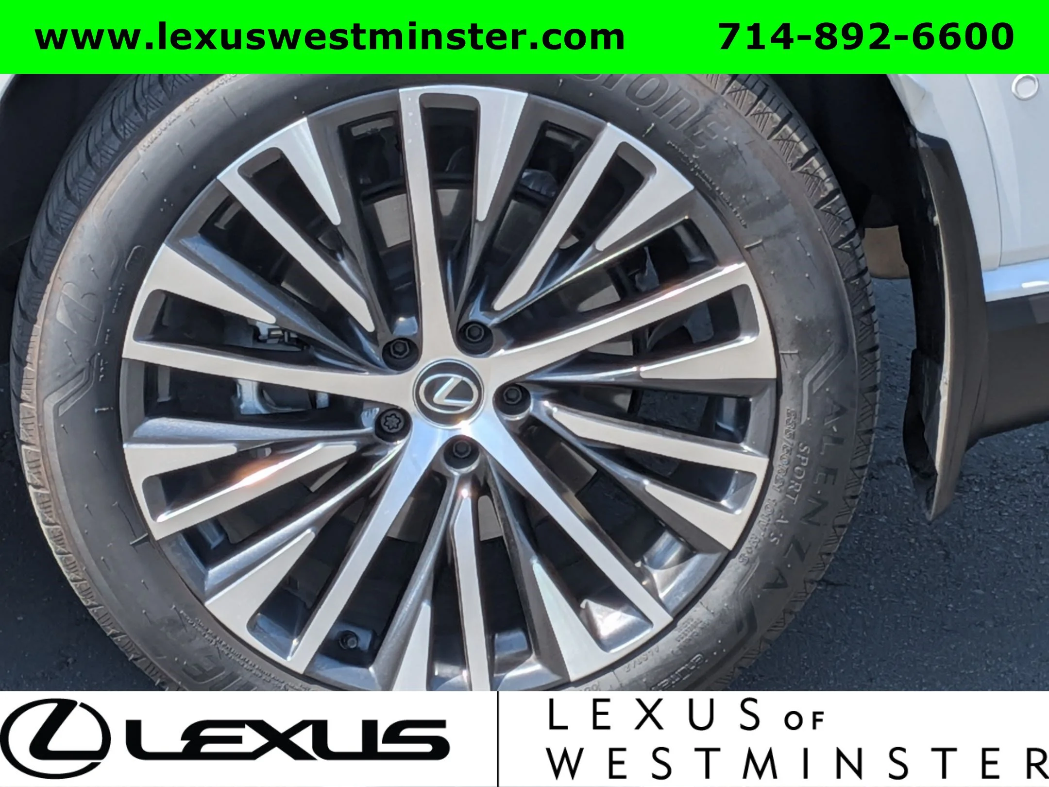 Certified Used 2025 White Lexus RX 350h Premium Plus image 13
