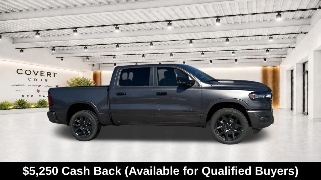 New 2026 Granite Crystal Metallic Clear-Coat Exterior Paint RAM Laramie image 14