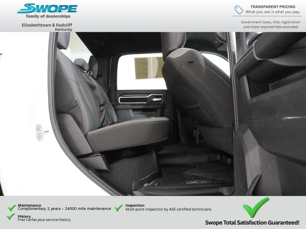Used 2024 Bright White Clearcoat Ram Big Horn image 7