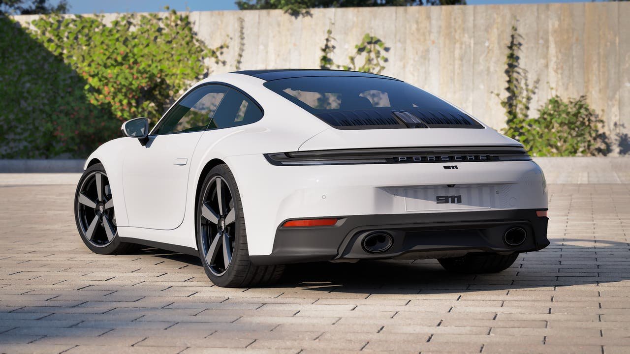 New 2027 White Porsche Carrera image 3