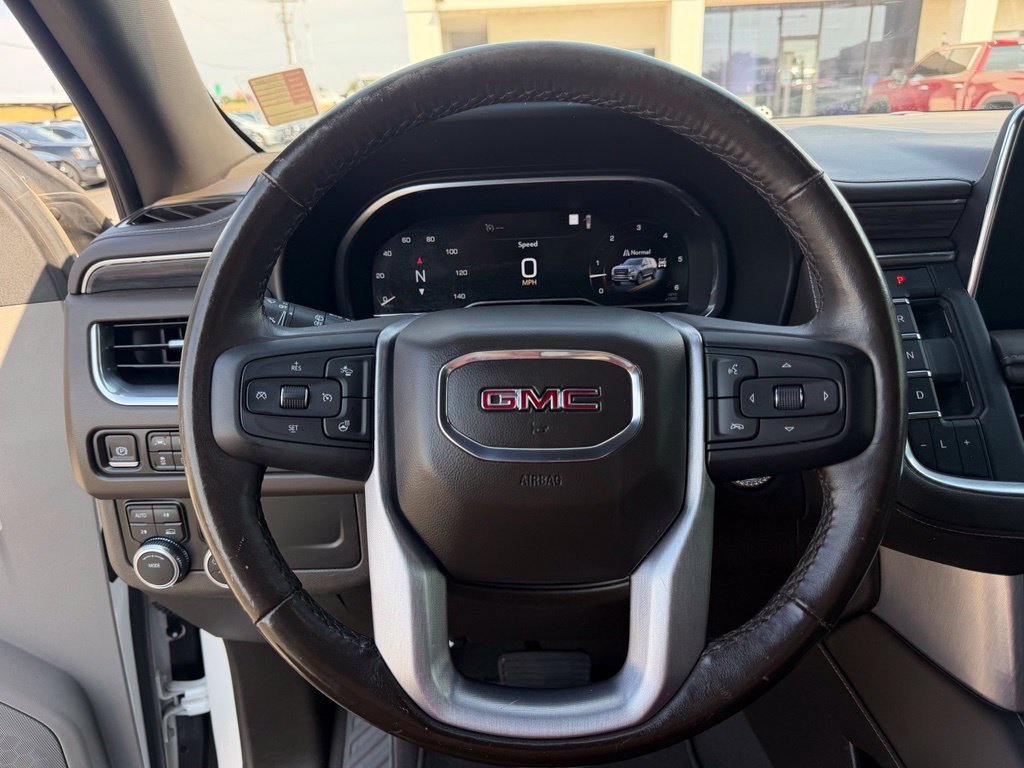 Used 2022 WHITE FROST TRICOAT GMC SLT image 32