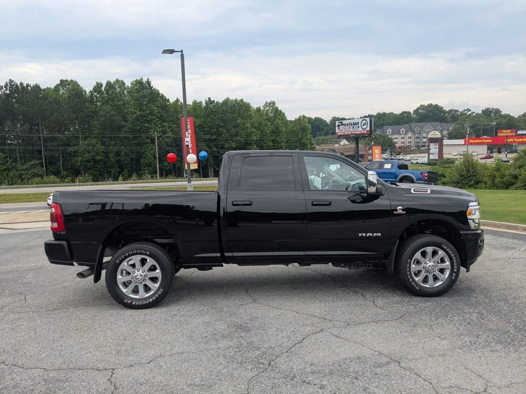 Used 2023 Diamond Black Crystal Pearlcoat Ram Laramie image 4