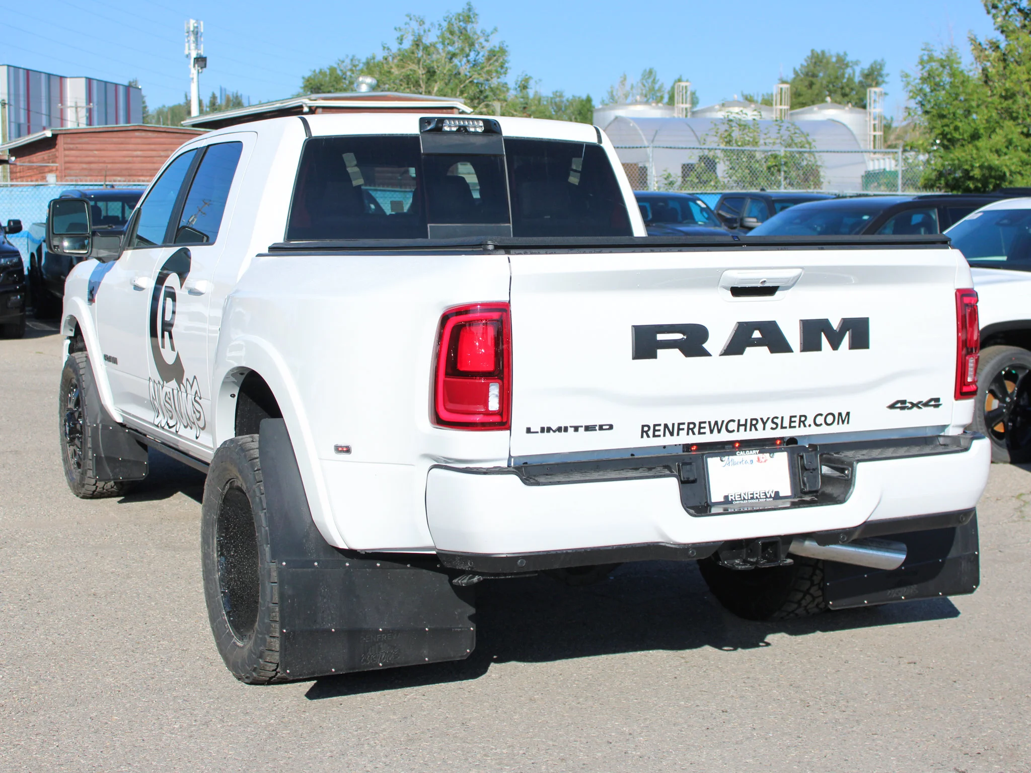 Used 2026 White RAM Limited* Mega Cab, PPF, Fuel Wheels, Toyo Open Country Tires, Trigger Industries Mudflaps image 3
