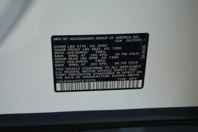 2026 Volkswagen Atlas SE w/Tech - Photo 37