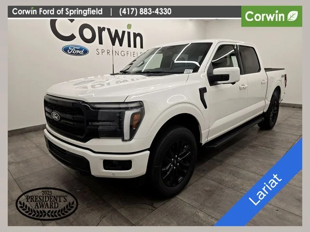 New 2026 Star White Metallic Tri-Coat Ford Lariat® image 1