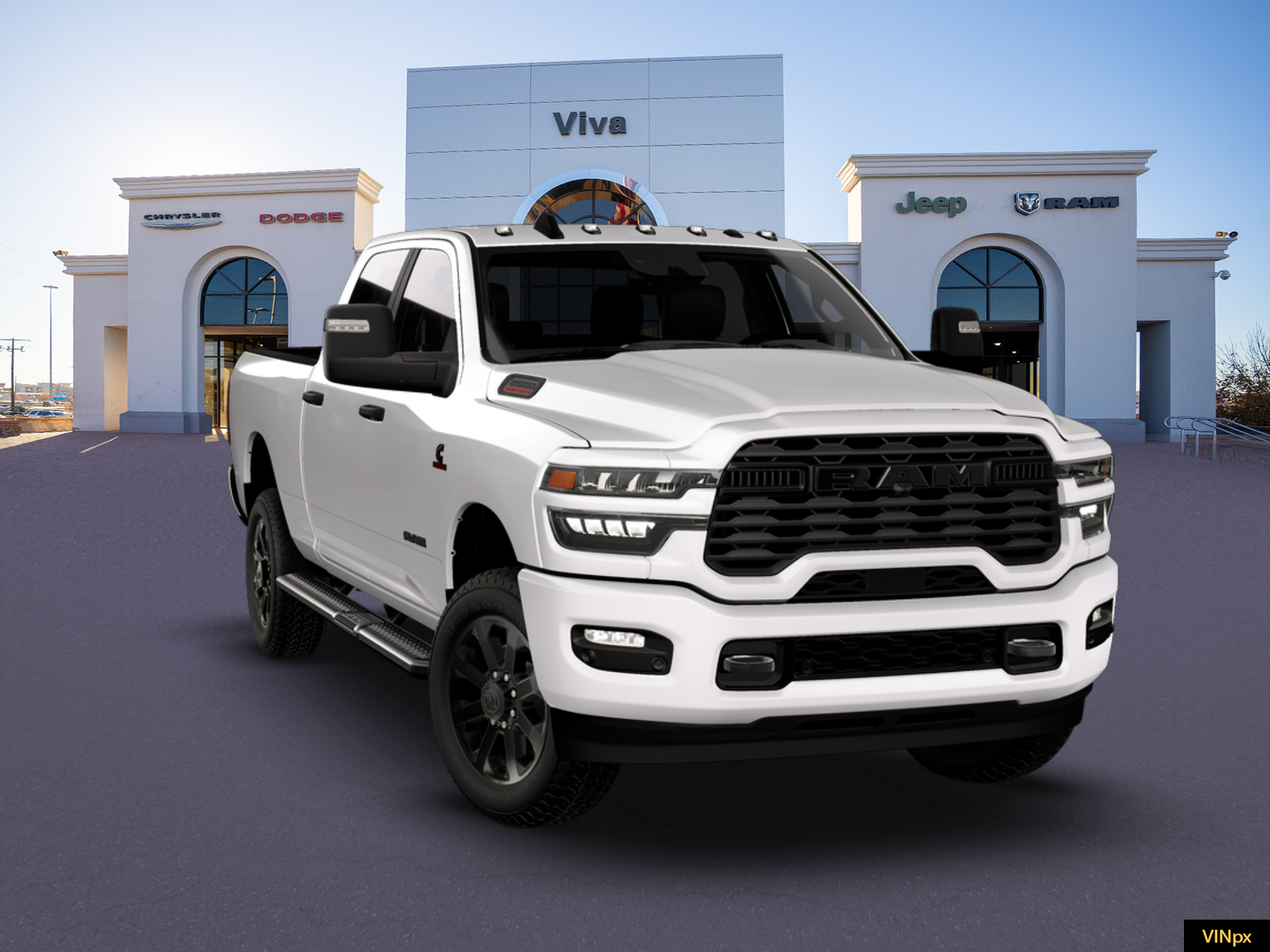 New 2026 Bright White Clear-Coat Exterior Paint RAM Big Horn image 26