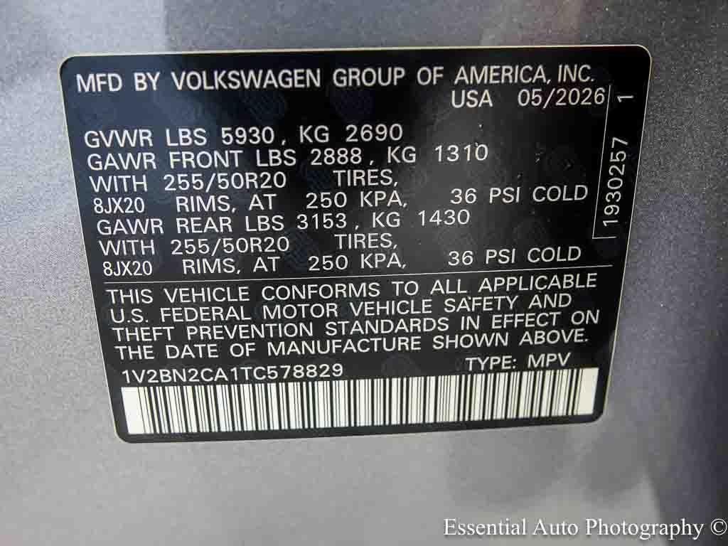 New 2026 Silver Mist Metallic Volkswagen 2.0T SEL image 19