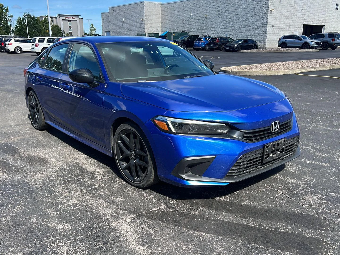 Used 2024 Aegean Blue Metallic Honda Sport image 8