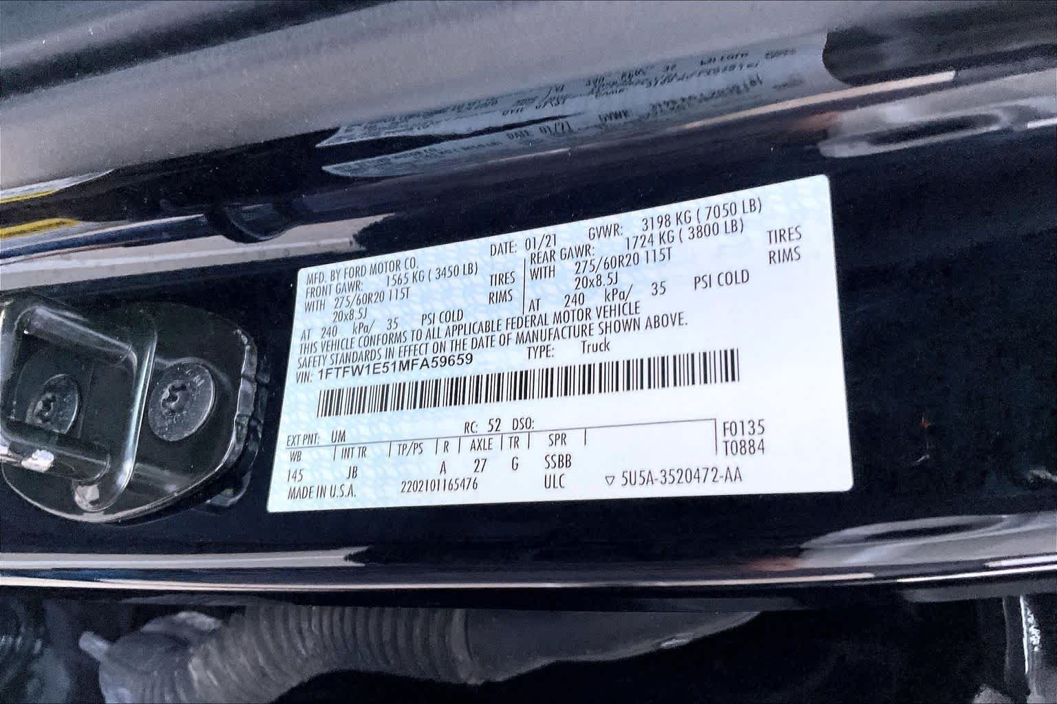 Used 2021 Agate Black Ford XL image 34