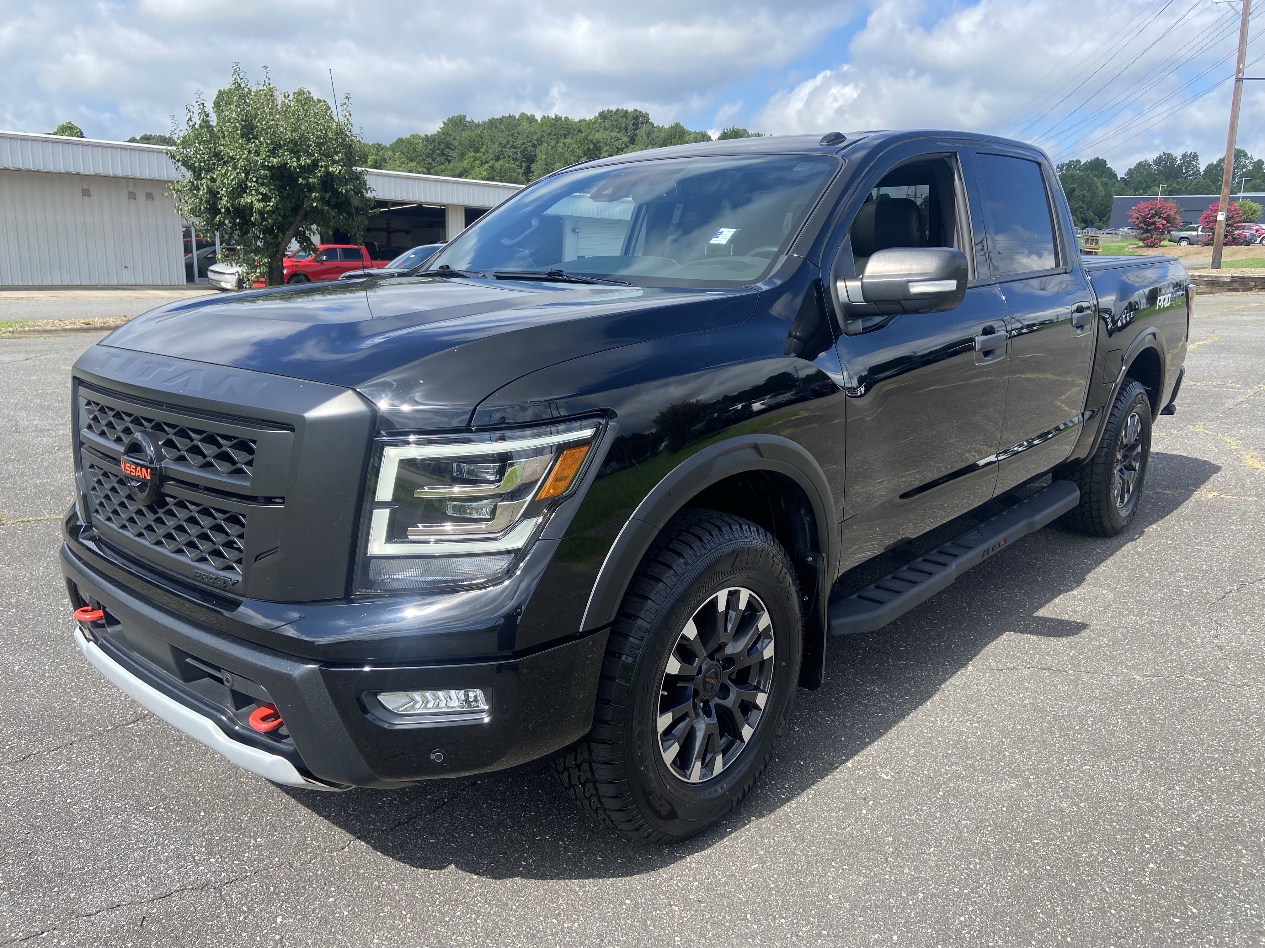 Used 2021 Super Black Nissan PRO-4X image 1