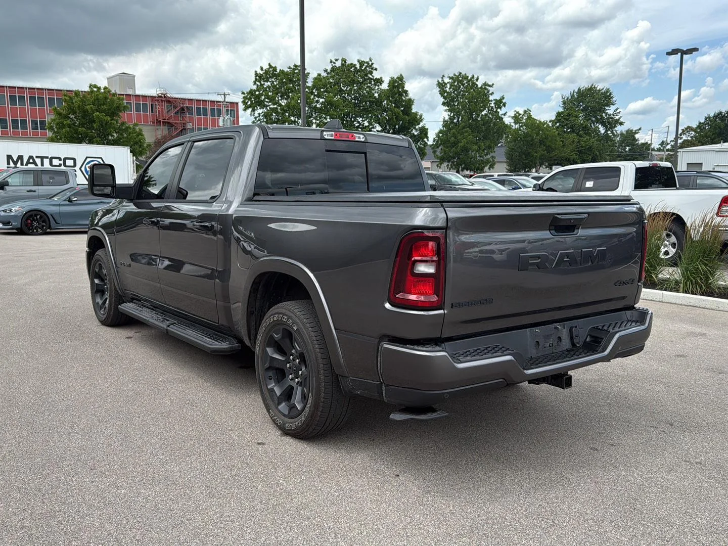 Used 2025 Granite Crystal Metallic Clearcoat Ram Big Horn image 5