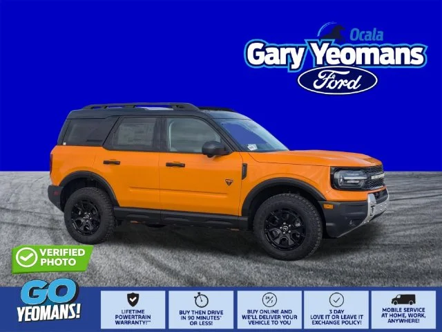 New 2026 Orange Fury Metallic Tri-Coat Ford Badlands® image 1