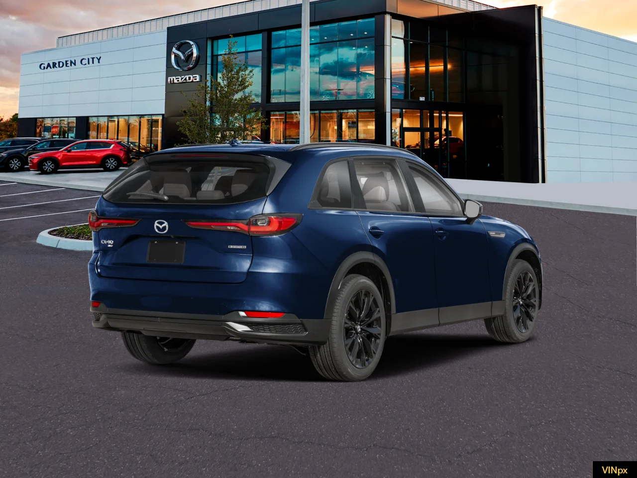 New 2026 Deep Crystal Blue Mica Mazda 3.3 Turbo Premium Sport AWD image 2
