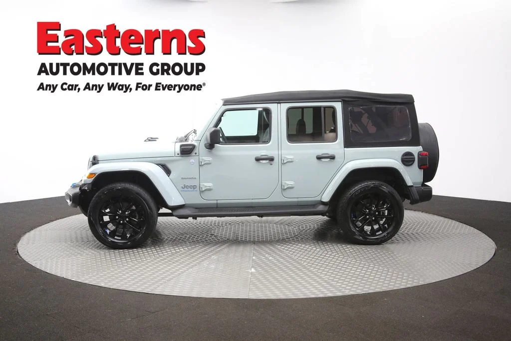 Used 2023 Gray Jeep Sahara 4xe image 59