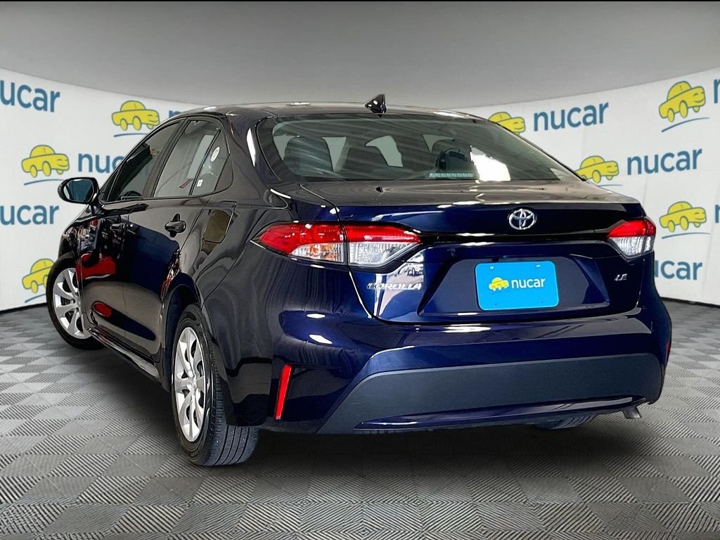 Used 2022 Blue Toyota LE image 4