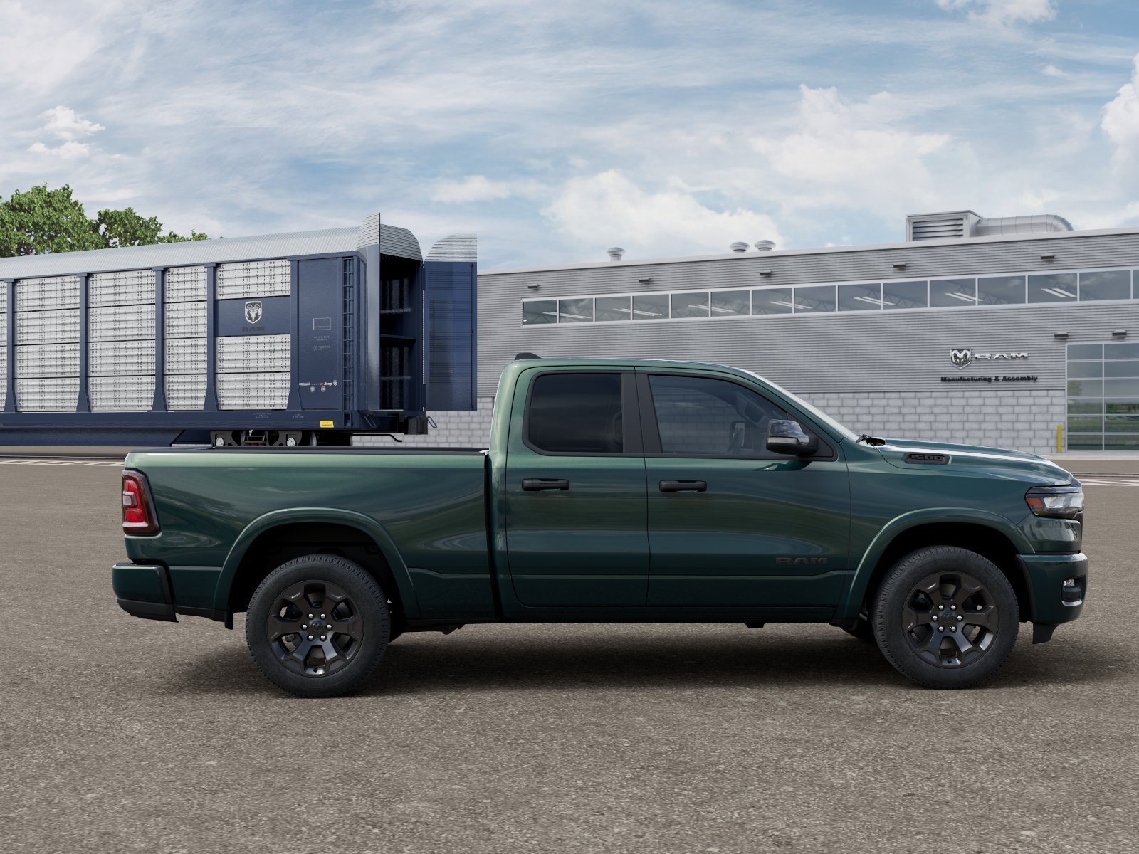 New 2026 Serrano-Green Metallic Exterior Paint RAM BIG HORN image 12