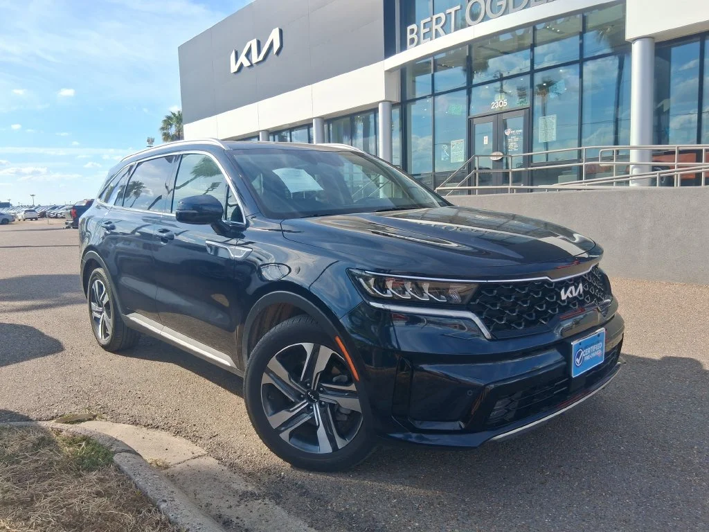 Used 2024 Blue Kia EX image 1