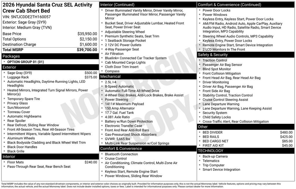 2026 Hyundai Santa Cruz SEL Activity - Photo 25