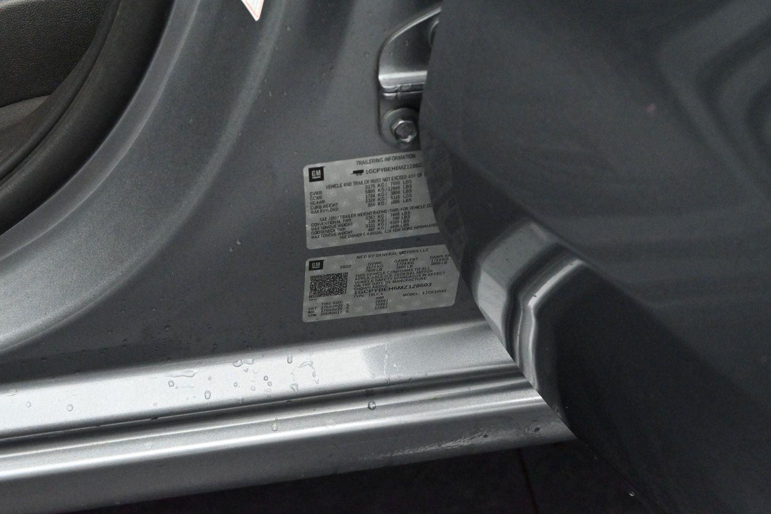 Used 2021 SATIN STEEL METALLIC Chevrolet Custom image 37
