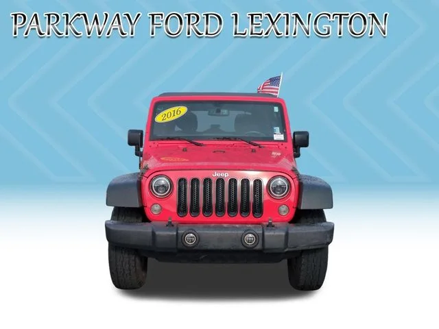 Used 2016 Red Jeep Unlimited Sport image 8
