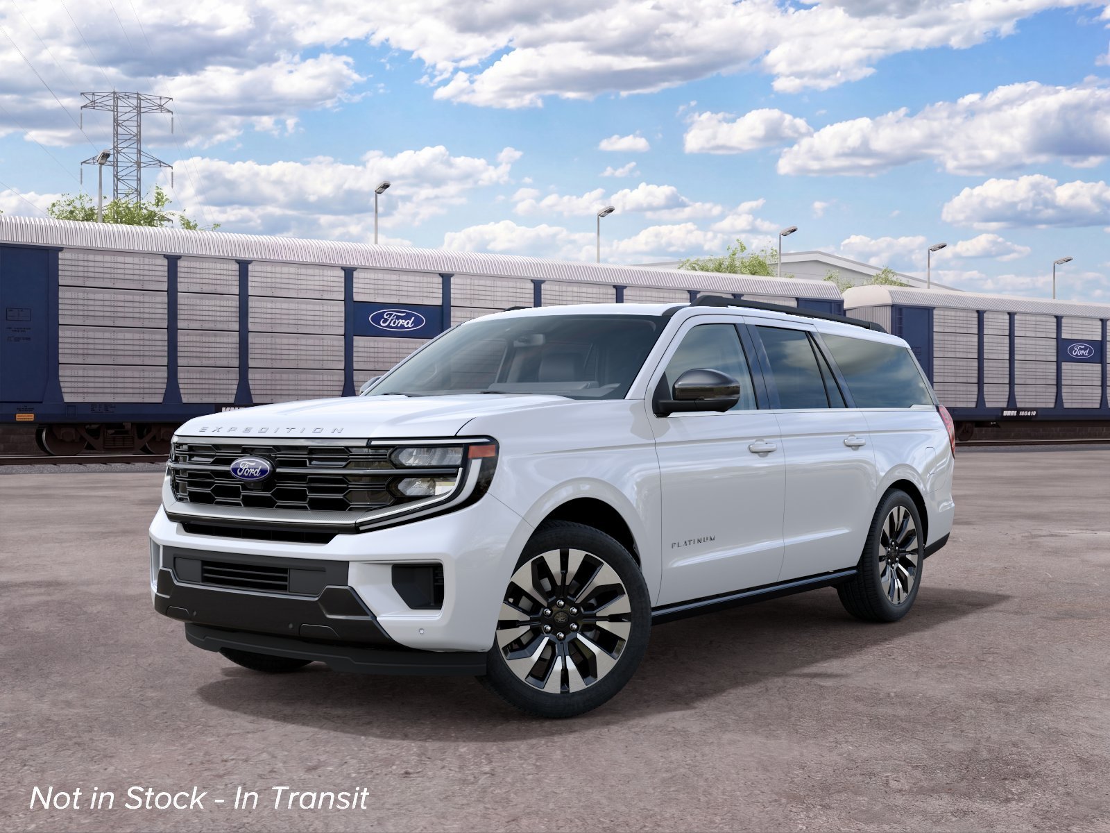 New 2027 Star White Metallic Tri-Coat Ford Platinum image 3