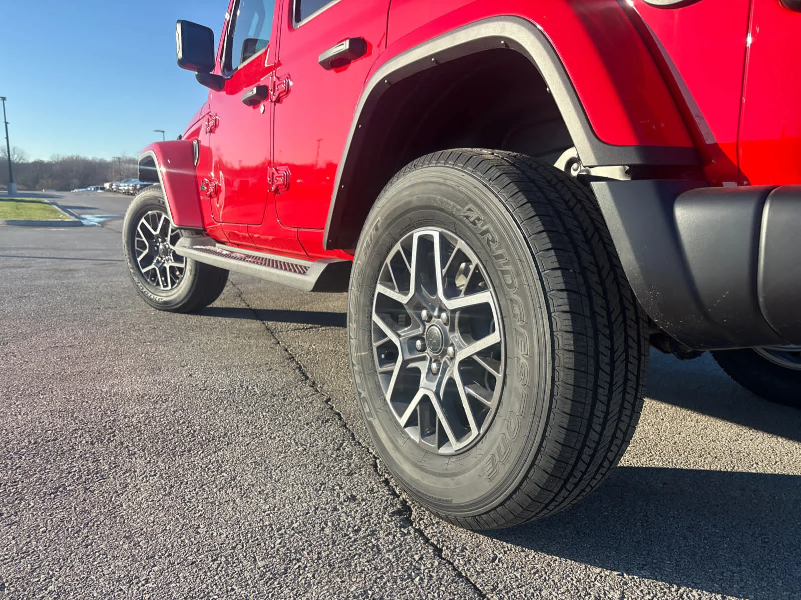 New 2026 Firecracker Red Clear-Coat Exterior Paint Jeep Sahara image 6