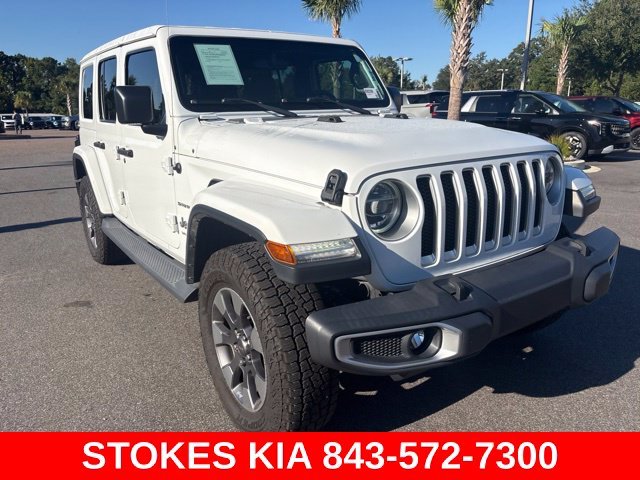 Used 2019 White Jeep Unlimited Sahara image 3