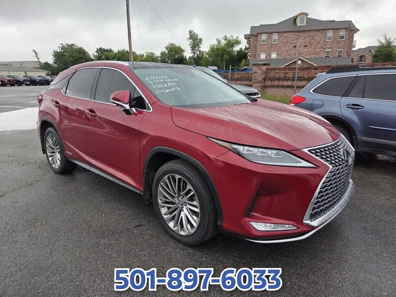 Used 2020 RED LEXUS RX 450H AWD image 3
