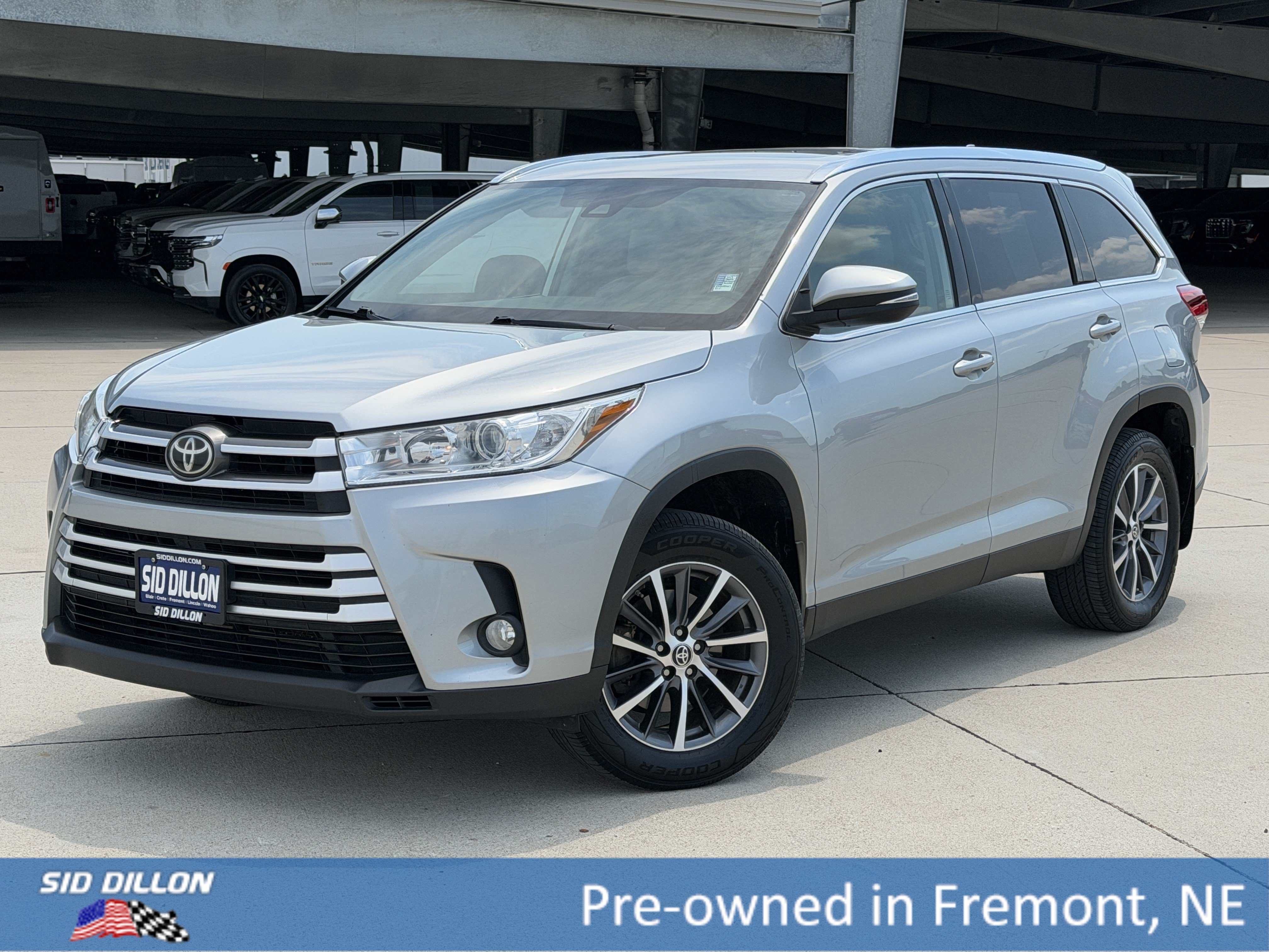 Used 2019 CELESTIAL SILVER Toyota BLACK image 1