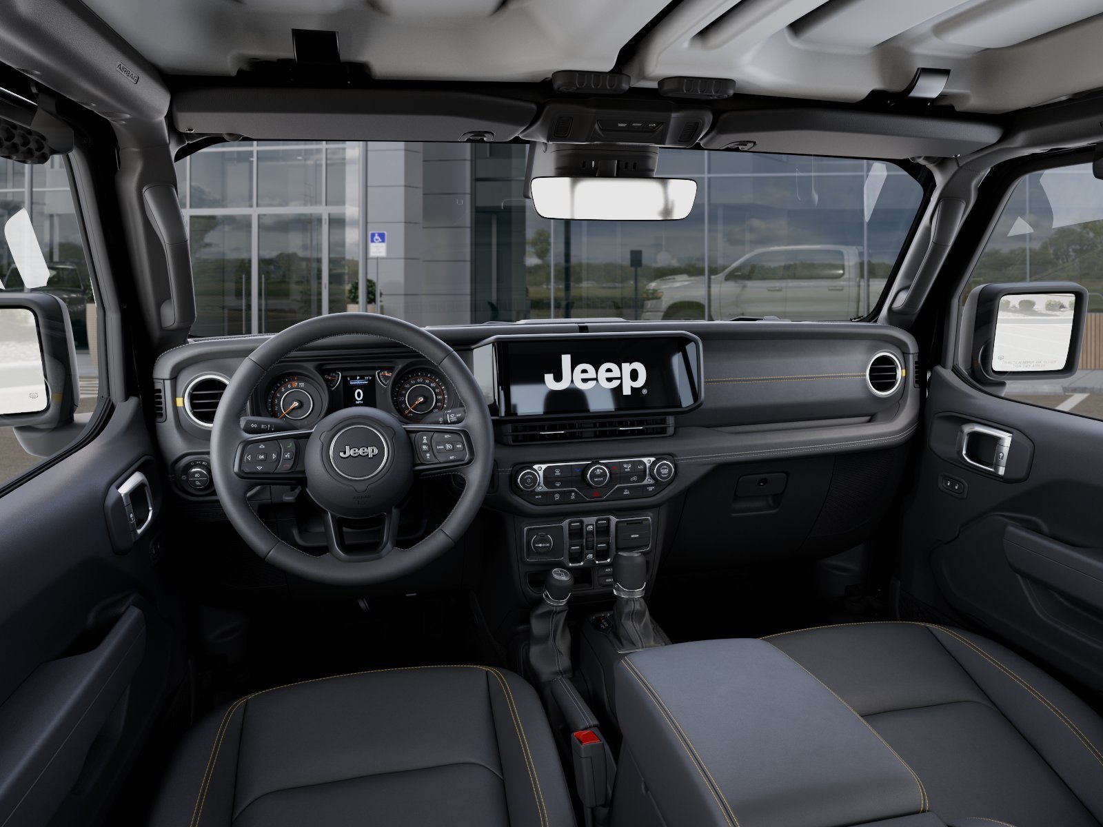 New 2026 Black Clearcoat Jeep Sahara image 14