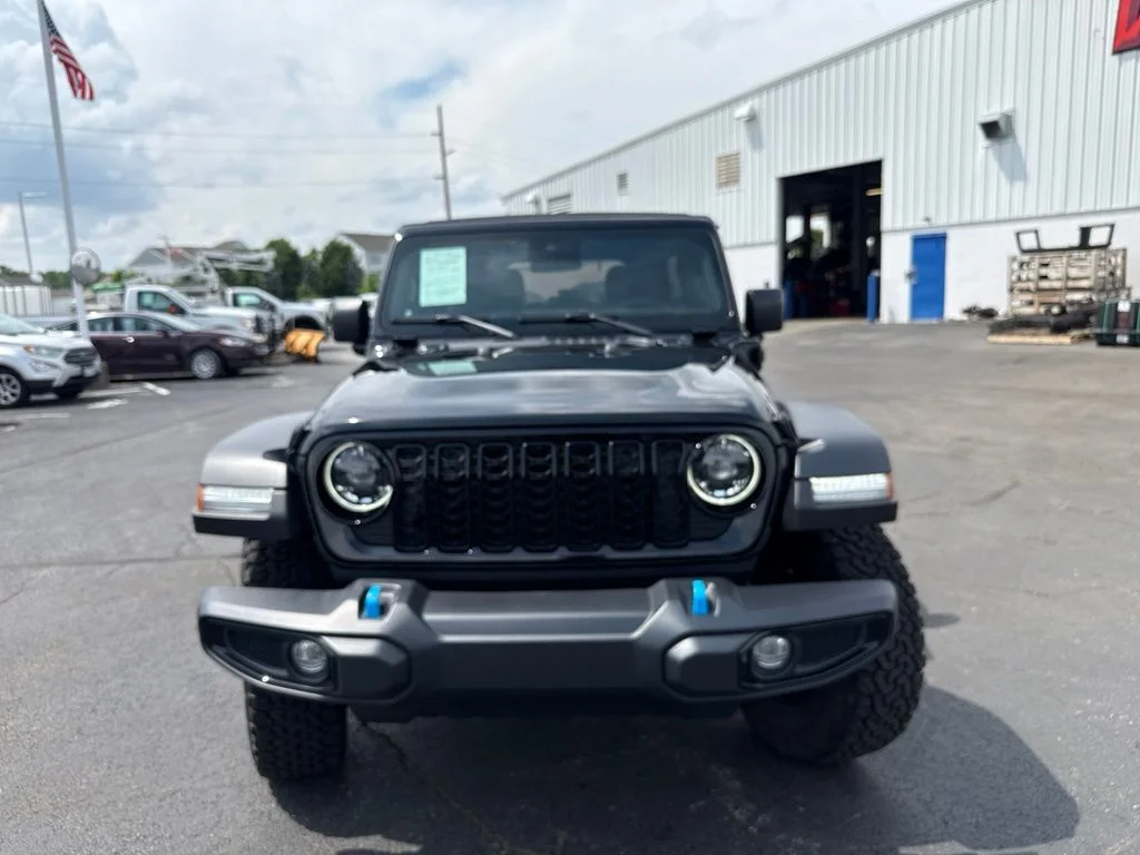 Used 2024 Black Jeep Willys 4xe image 45