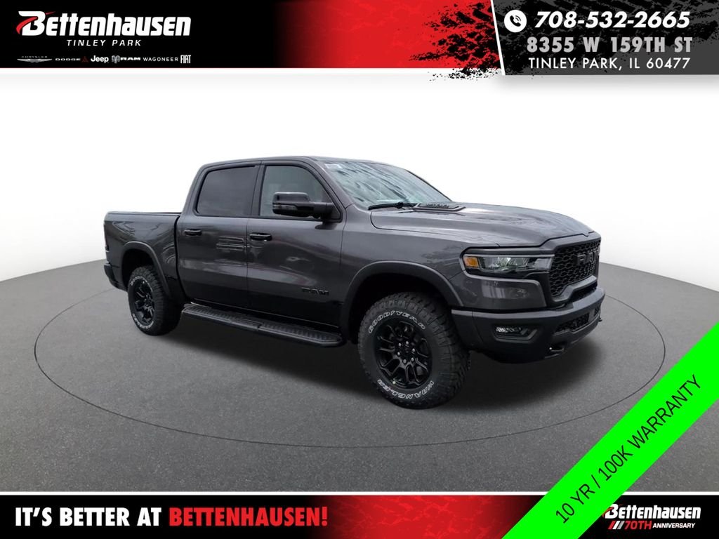 New 2026 Granite Crystal Metallic Clear-Coat Exterior Paint RAM Rebel image 3