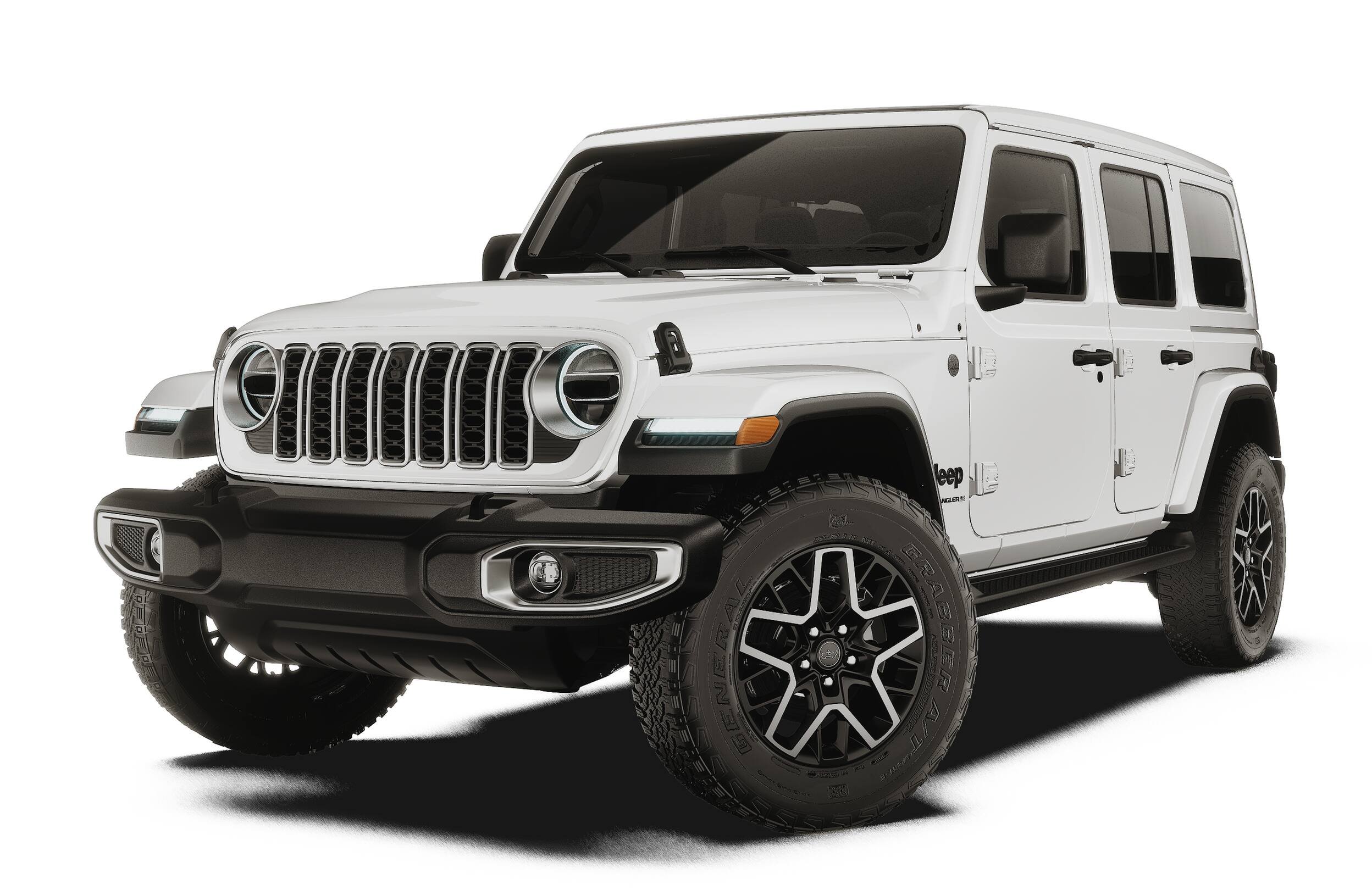 New 2027 Bright White Clear-Coat Paint Jeep Sahara image 1