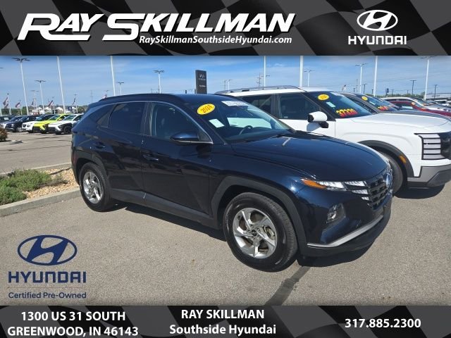 Certified Used 2024 Blue Hyundai SEL image 1