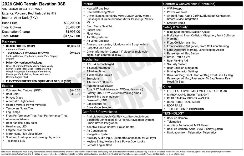 2026 GMC Terrain Elevation - Photo 47