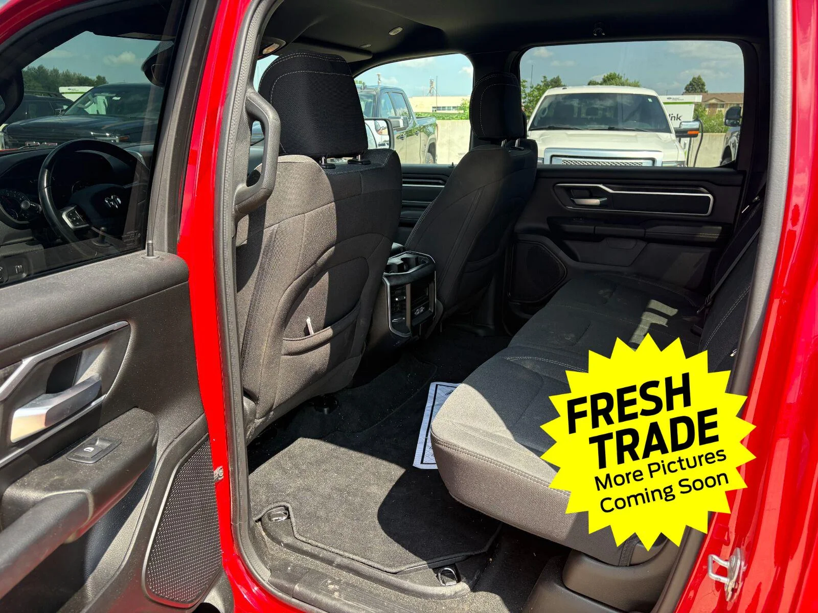 Used 2023 Flame Red Clearcoat Ram Big Horn image 8
