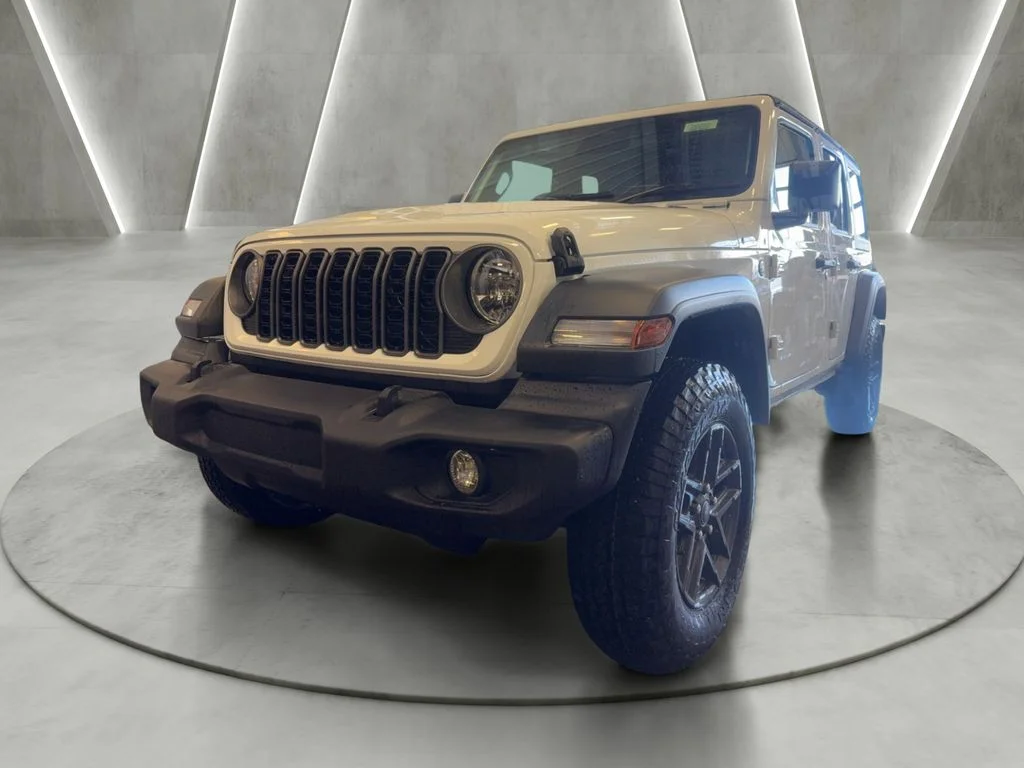 New 2026 Bright White Clearcoat Jeep Sport RHD image 3
