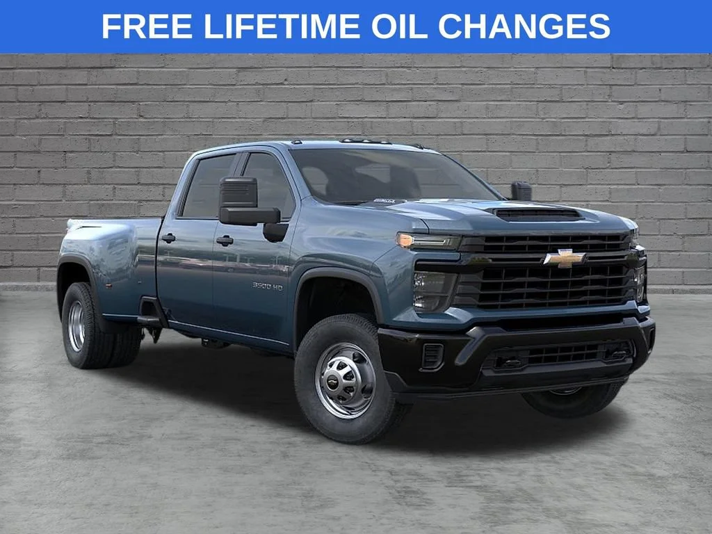New 2026 Lakeshore Blue Metallic Chevrolet WT DRW image 1
