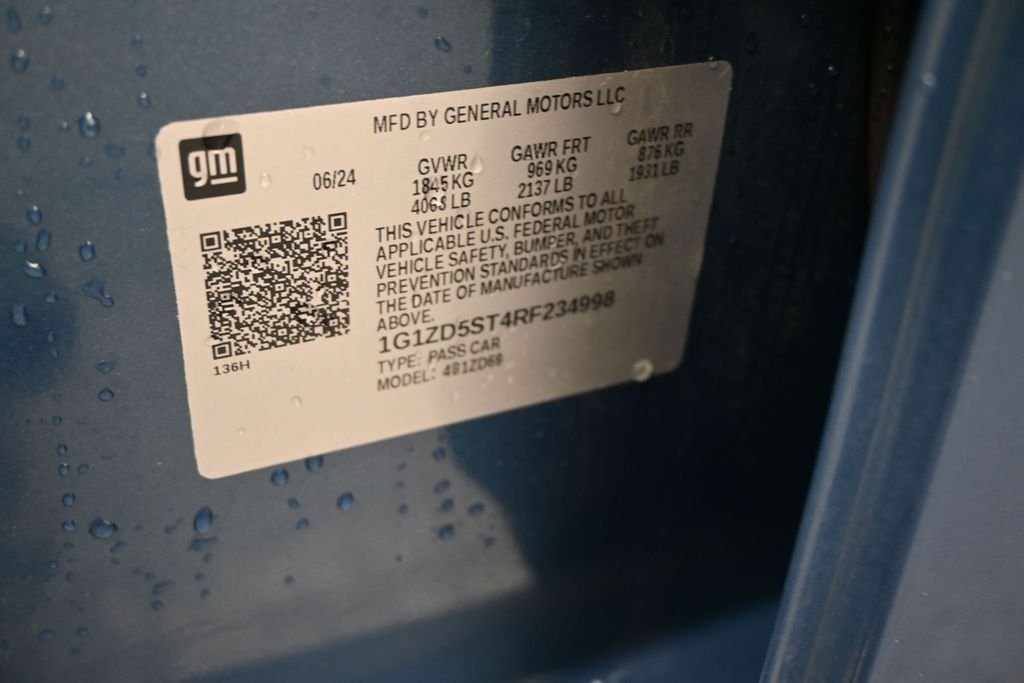 Used 2024 Blue Chevrolet LT image 20