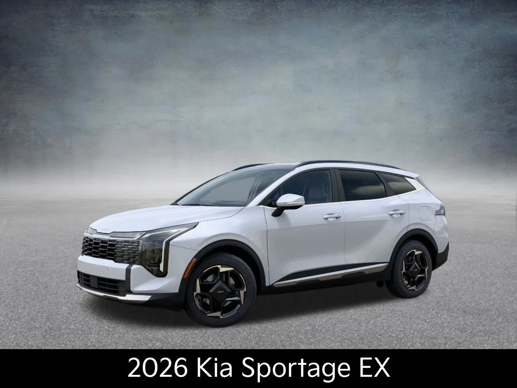 New 2026 Glacial White Pearl Kia EX image 3