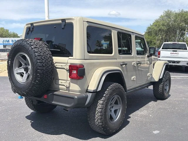 Used 2022 Beige Jeep Unlimited Rubicon 4xe image 4