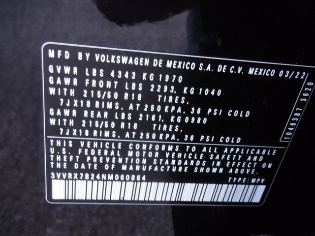Certified Used 2022 Black Volkswagen 1.5T SE image 43