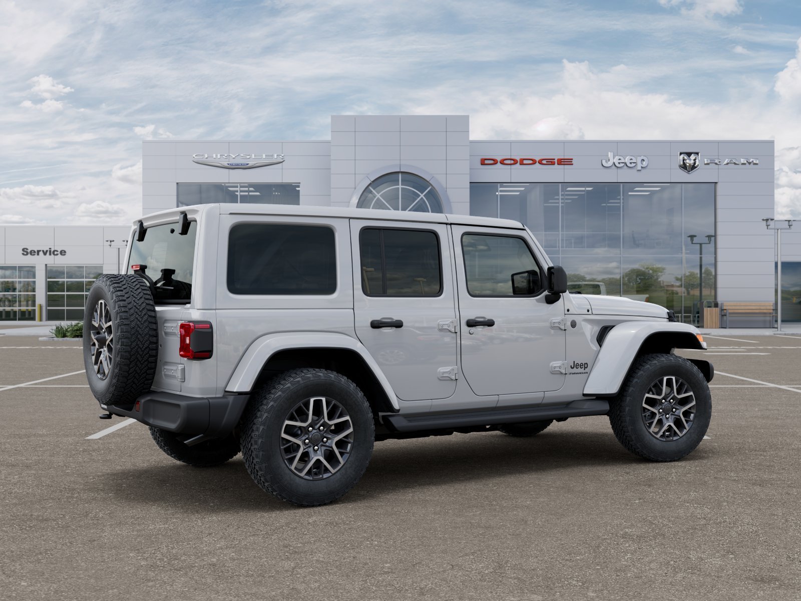 New 2026 Bright White Clearcoat Jeep Sahara image 30