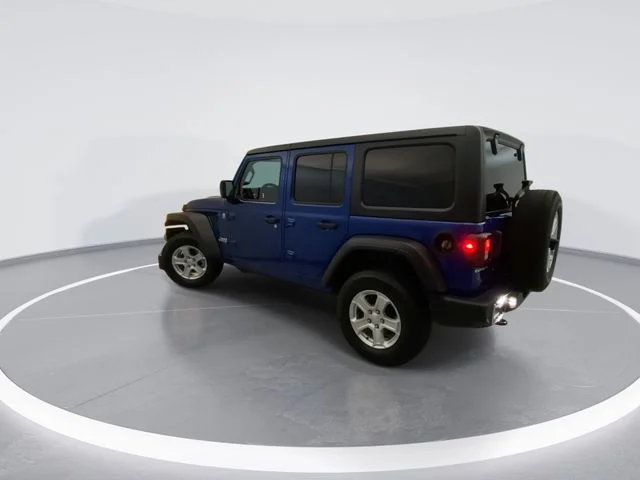Used 2019 Blue Jeep Unlimited Sport S image 2