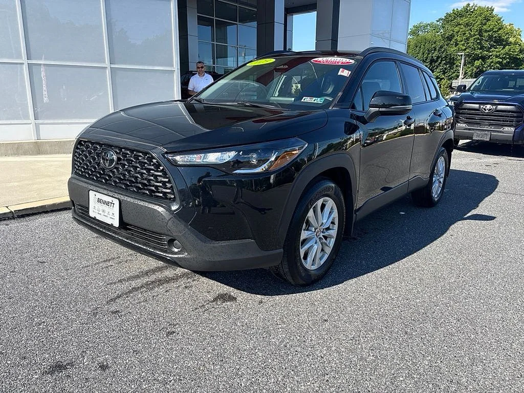 Certified Used 2023 Black Toyota LE image 2